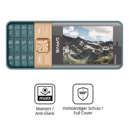 2x Full Cover Schutzfolie matt für GFive New Crown (5)