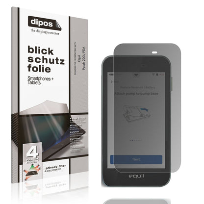 Blickschutzfolie für Equil Patch 200U PDA matt Sch (1)