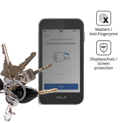 Blickschutzfolie für Equil Patch 200U PDA matt Sch (3)