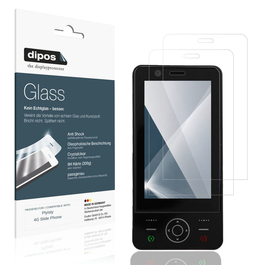 2x 9H Schutzfolie für Plyisty 4G Slide Phone Panze (1)