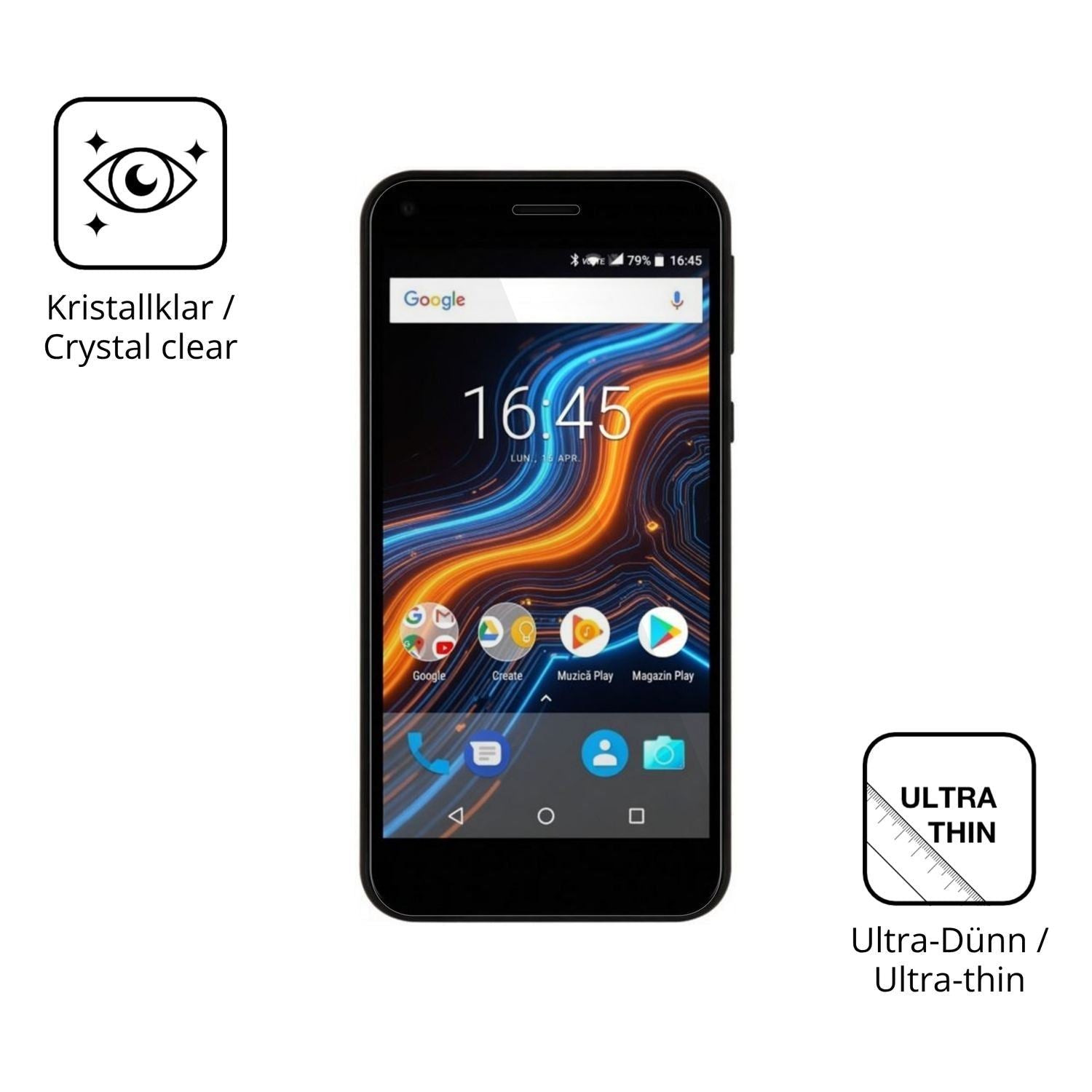 4x Schutzfolie klar für Myria Compact E2 Plus Disp (5)