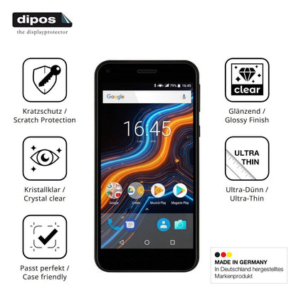4x Schutzfolie klar für Myria Compact E2 Plus Disp (7)