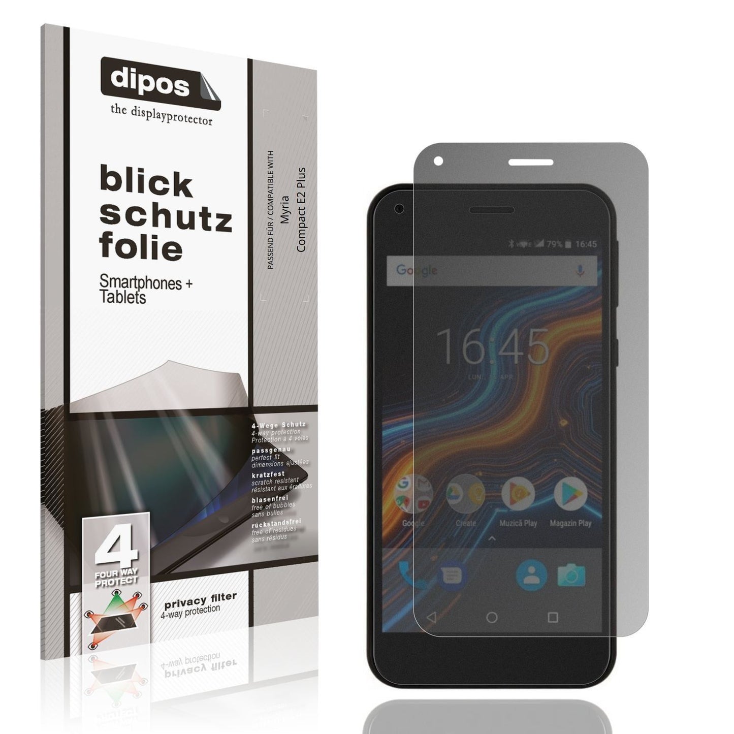 Blickschutzfolie für Myria Compact E2 Plus matt Sc (1)