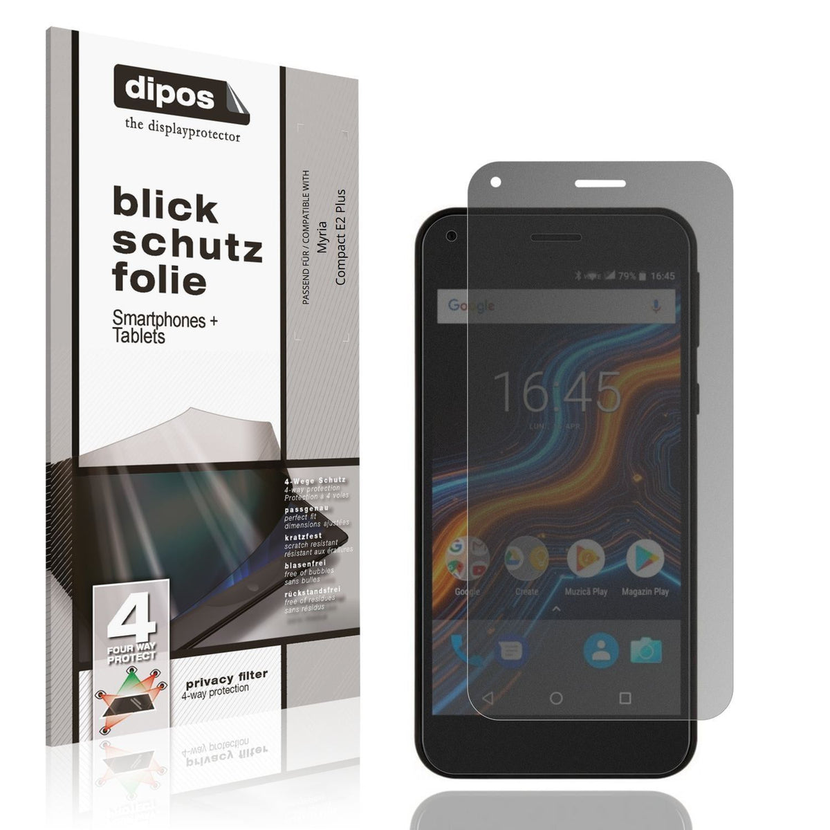 Blickschutzfolie für Myria Compact E2 Plus matt Sc (1)