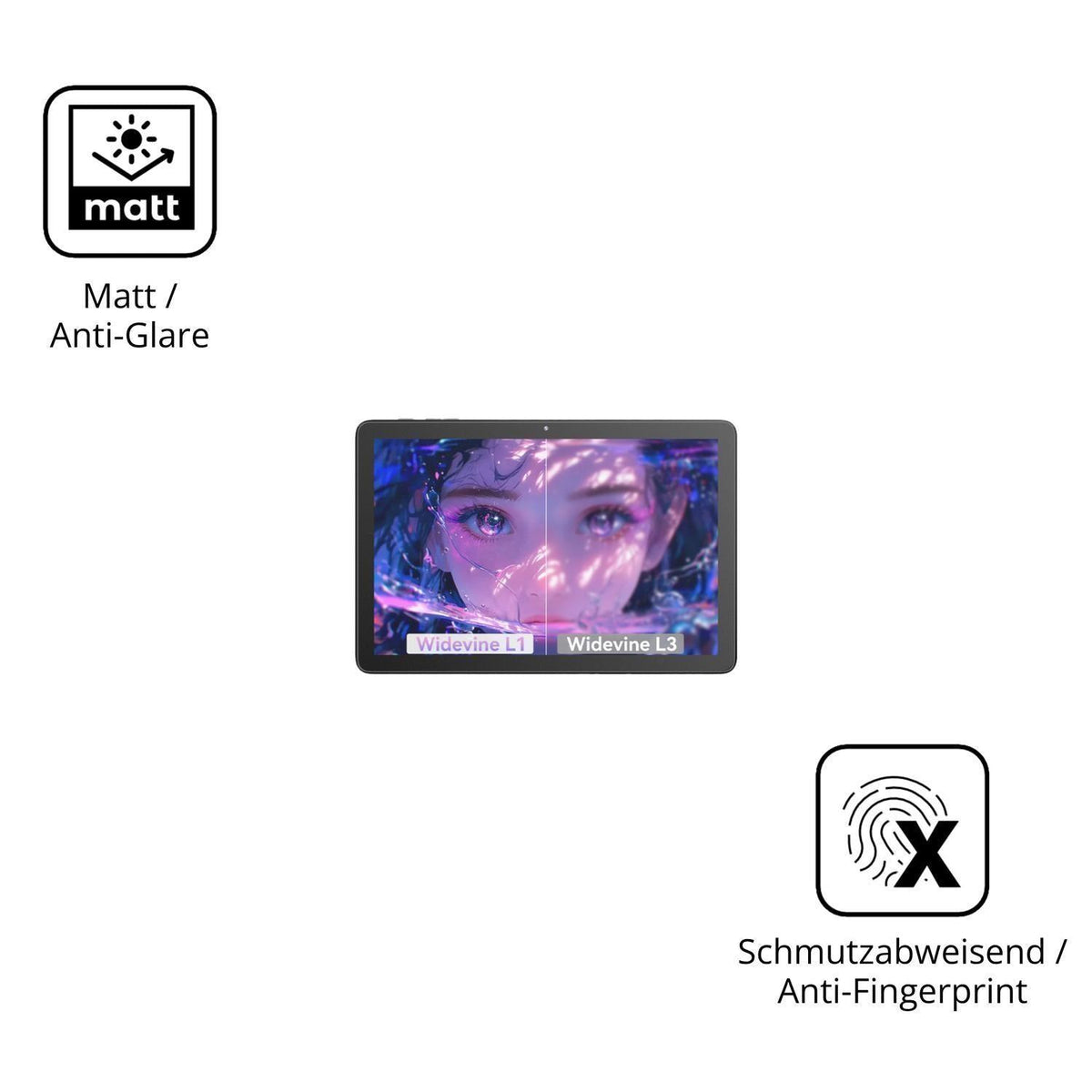2x Schutzfolie matt für MENTUME X70 Display-Schutz (5)