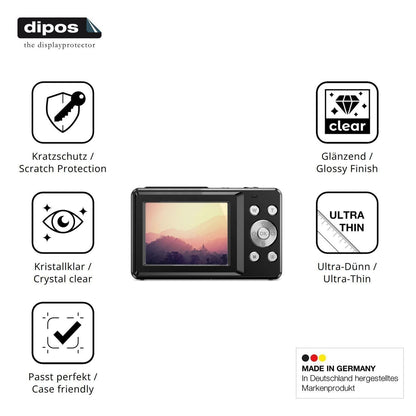 4x Schutzfolie klar für PRIXTON Horizon DC915 Disp (7)