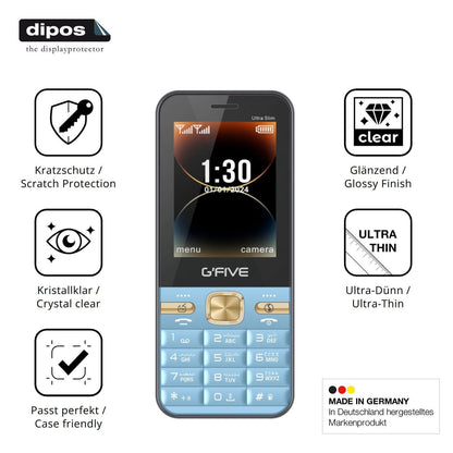 4x Schutzfolie klar für GFive Ultra Slim Display-S (7)