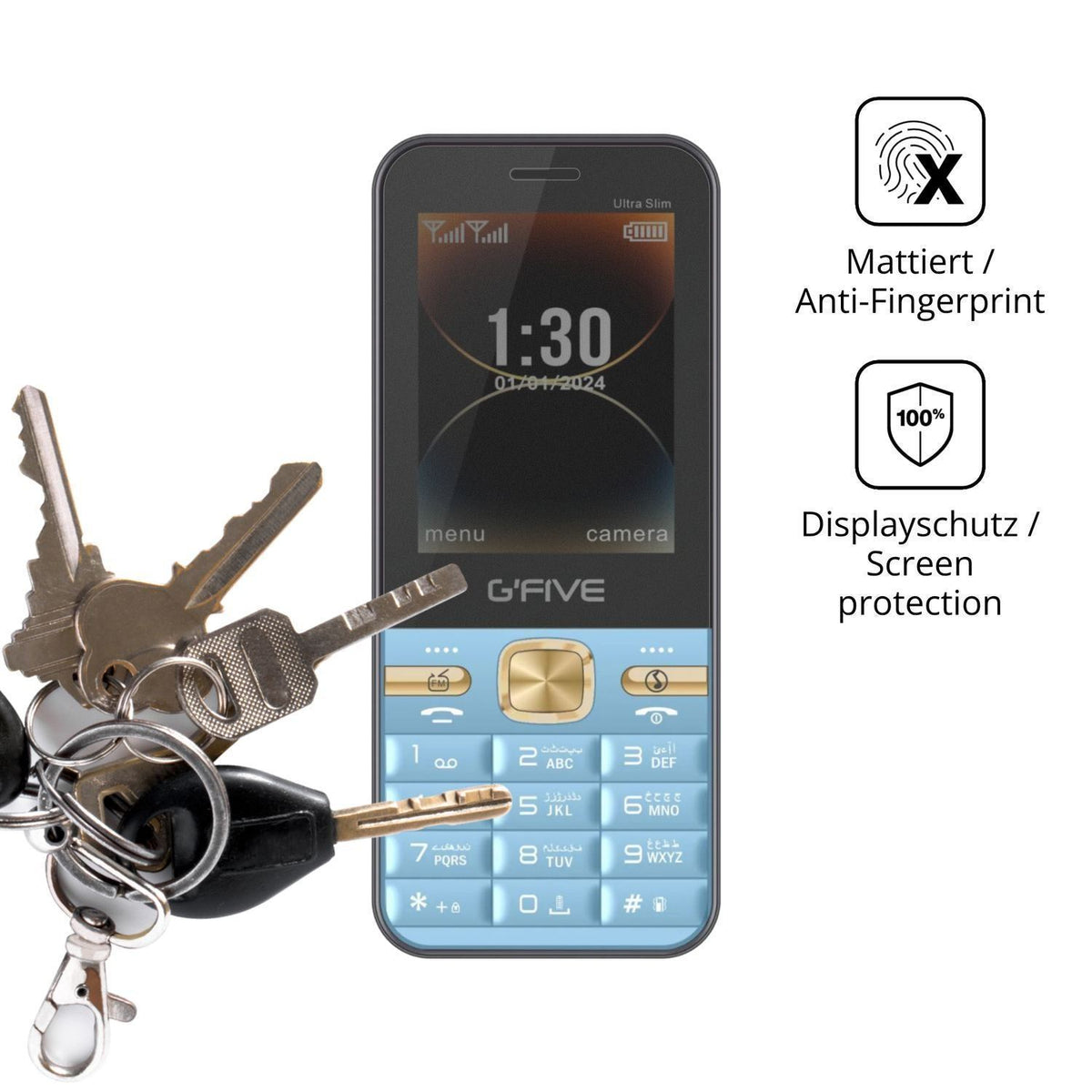 Blickschutzfolie für GFive Ultra Slim matt Schutzf (3)