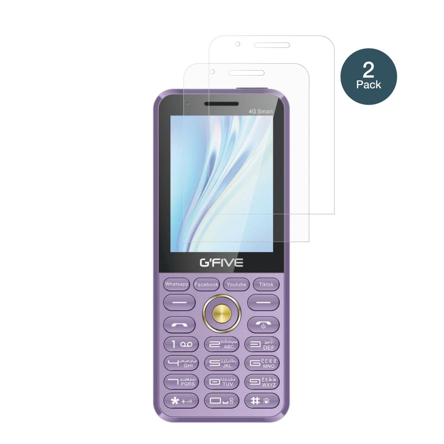 2x 9H Schutzfolie matt für GFive 4G Smart Panzerfo (2)