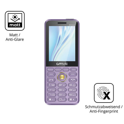 2x 9H Schutzfolie matt für GFive 4G Smart Panzerfo (5)