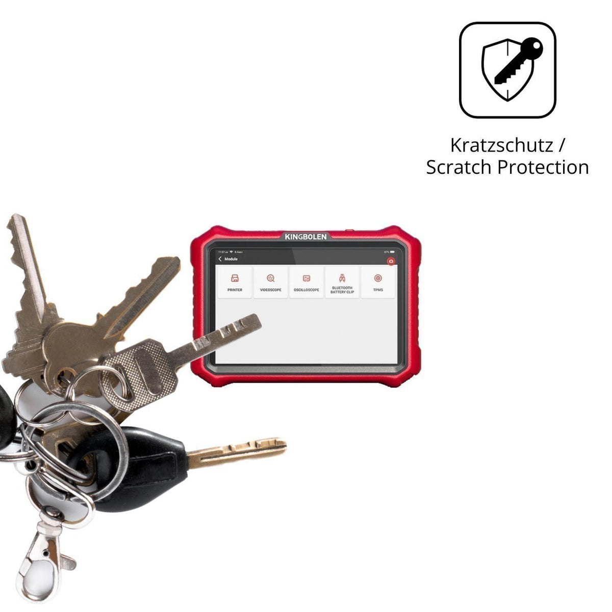 2x Schutzfolie matt für KINGBOLEN K8 Pro Display-S (4)