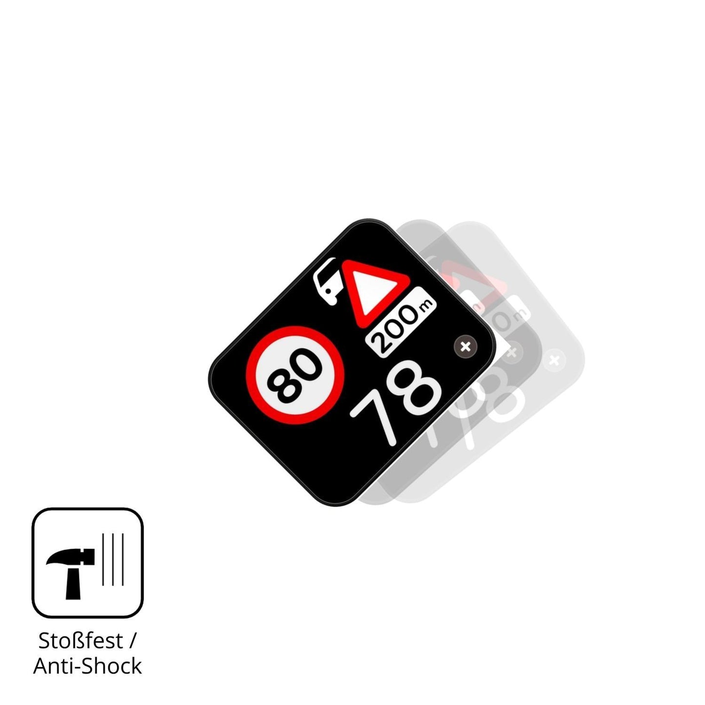 2x 9H Schutzfolie für Saphe T Panzerfolie (4)