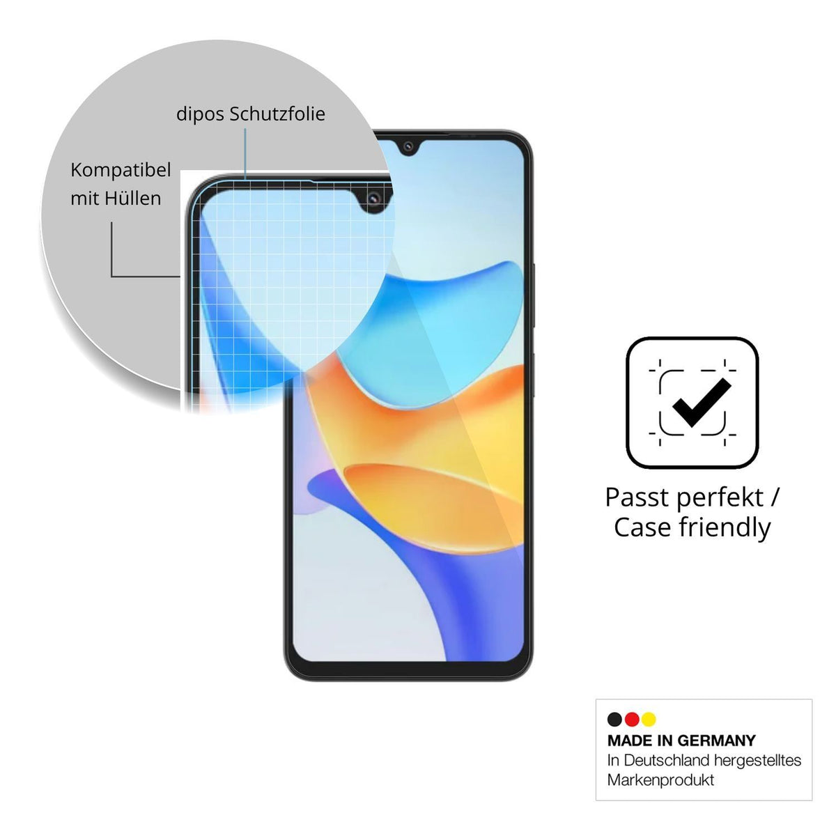 4x Schutzfolie klar für Blackview Shark 6 Kamera-L (6)