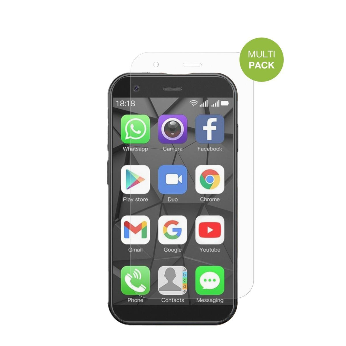 4x Schutzfolie matt für viqee XS15 Mini-Smartphone (2)