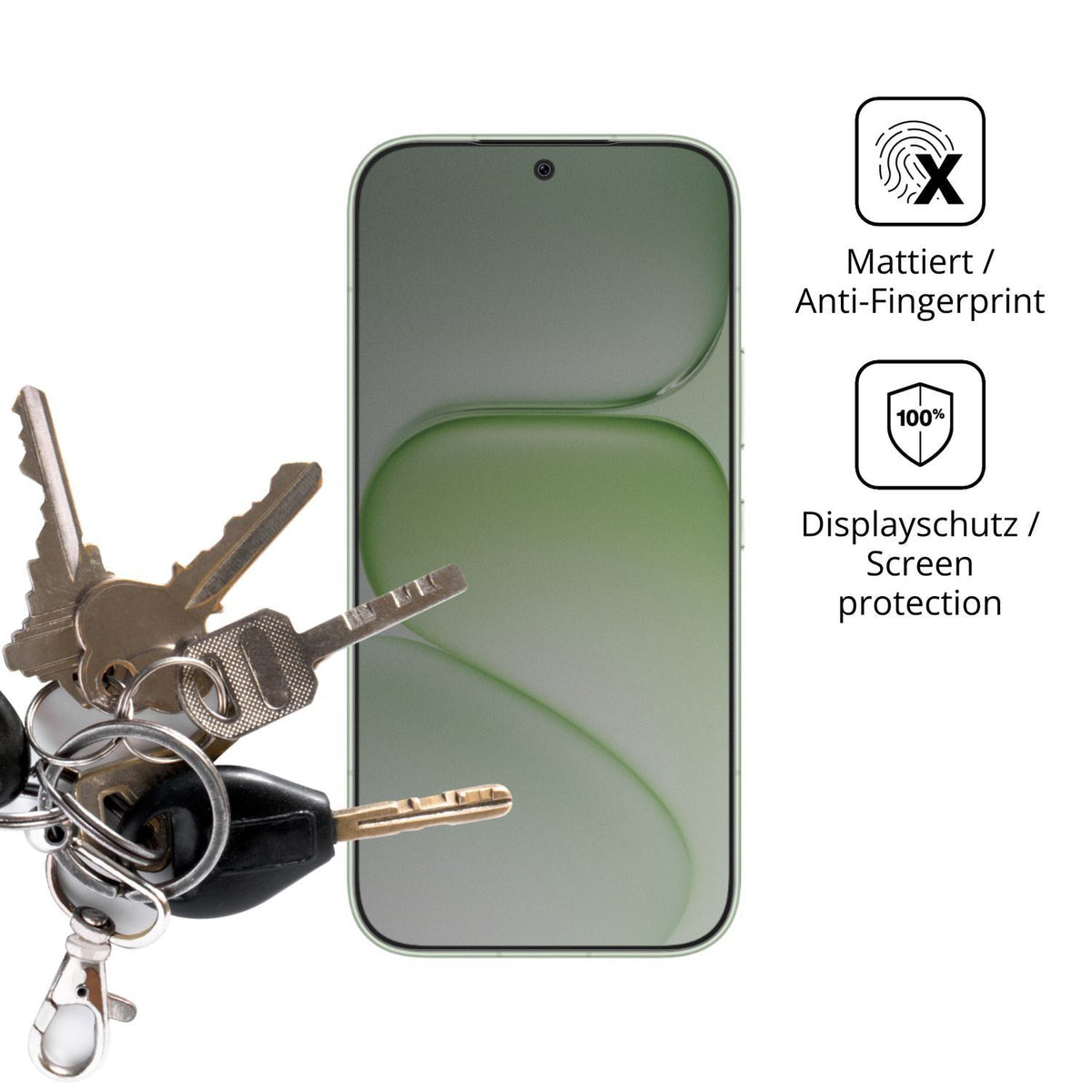 Blickschutzfolie für Honor 600 Super matt Schutzfo (3)