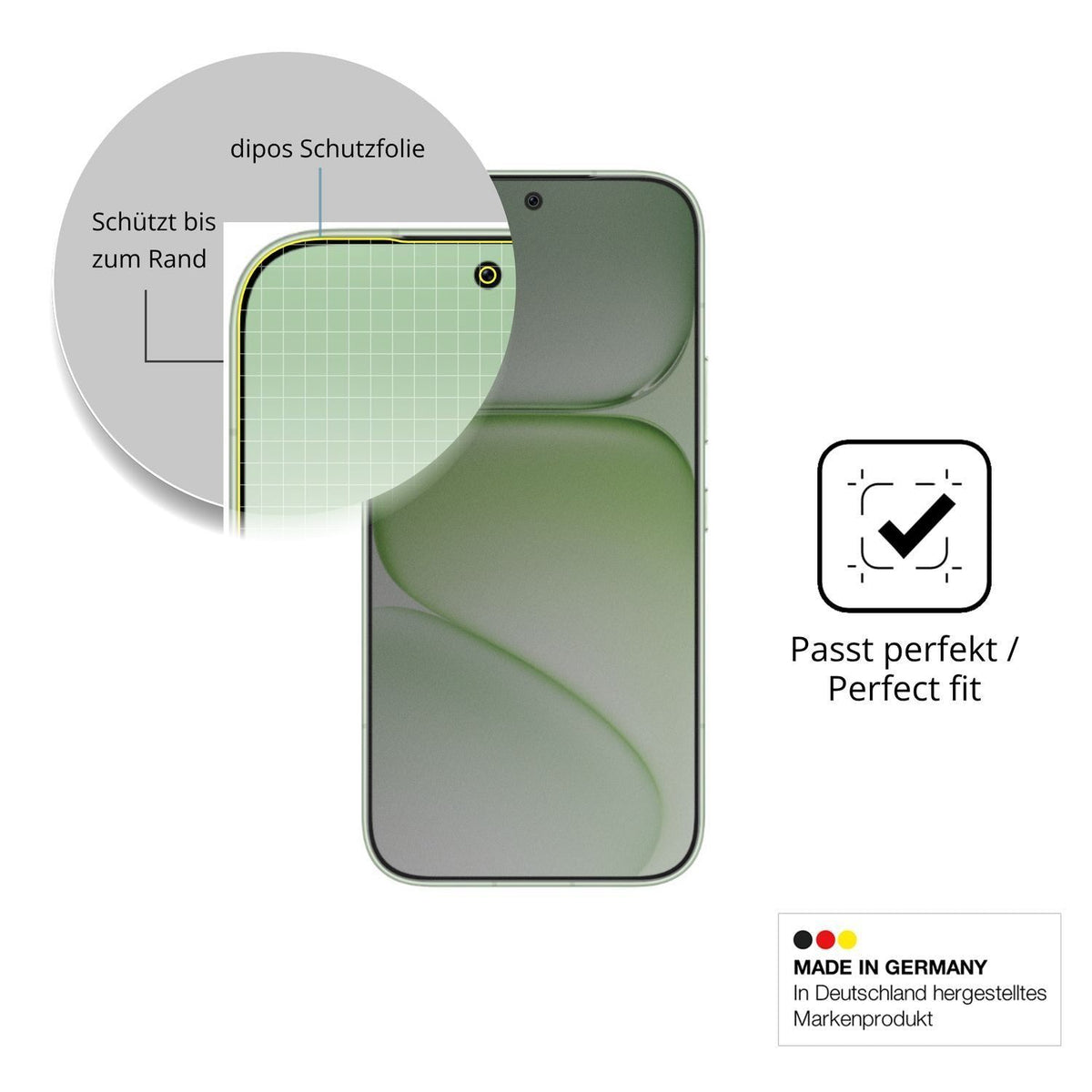 Blickschutzfolie für Honor 600 Super matt Schutzfo (4)