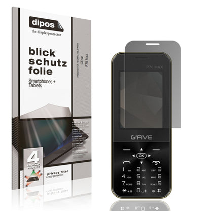 Blickschutzfolie für GFive P70 Max matt Schutzfoli (1)