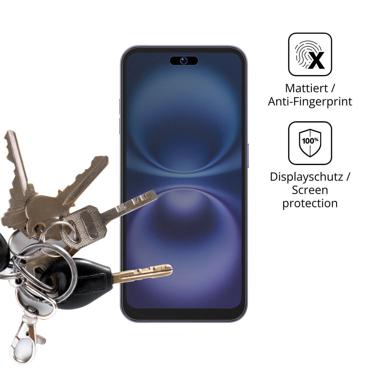 Blickschutzfolie für GFive Pro 16 matt Schutzfolie (3)