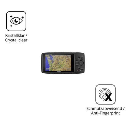 2x 9H Schutzfolie für Garmin GPSMAP 276Cx Panzerfo (5)