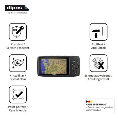 2x 9H Schutzfolie für Garmin GPSMAP 276Cx Panzerfo (7)