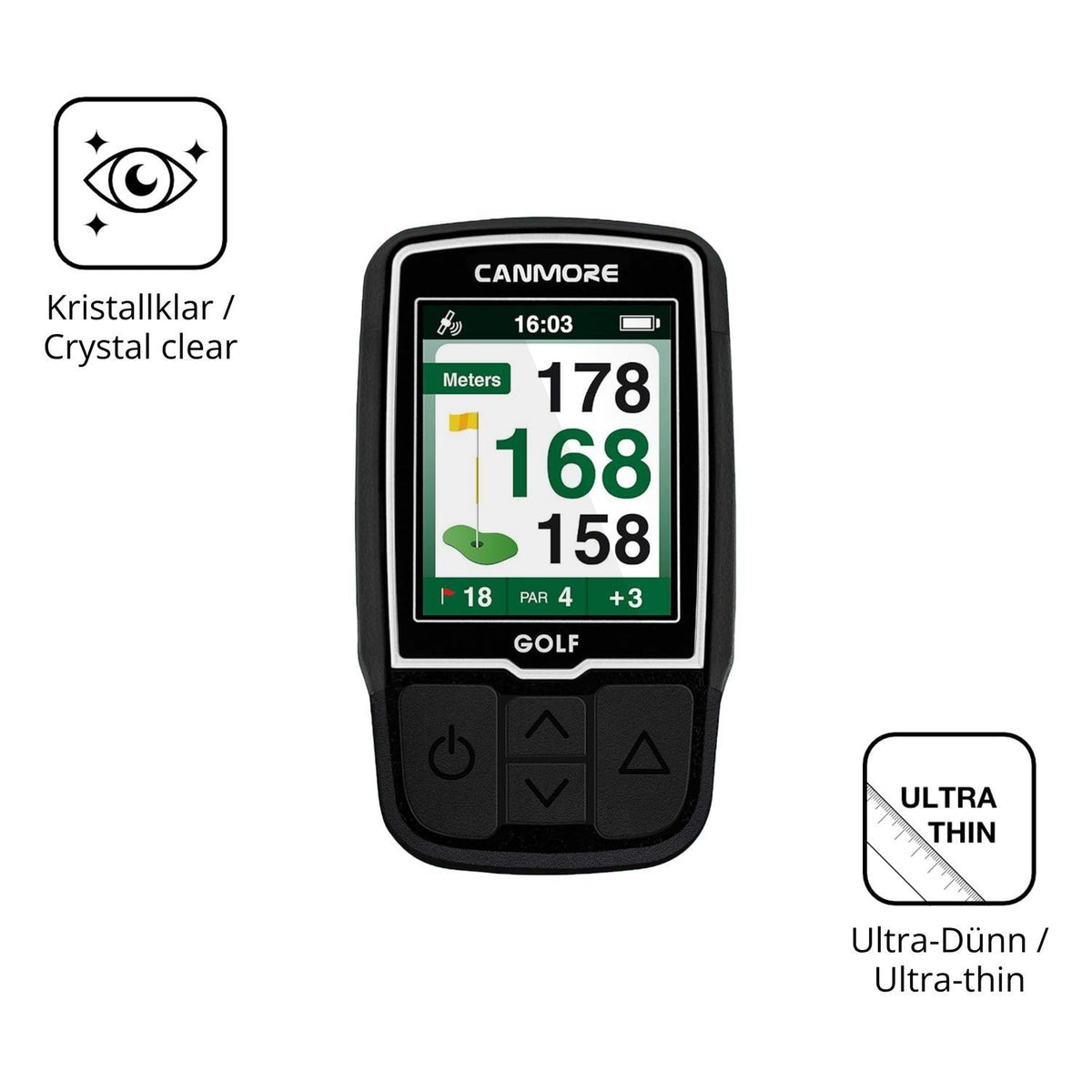 2x Schutzfolie klar für Canmore HG200 Display-Schu (5)