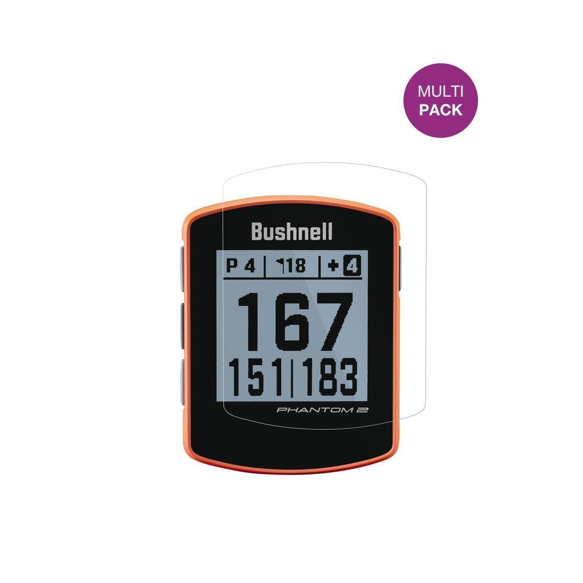 2x Schutzfolie klar für Bushnell Phantom 2 Display (2)