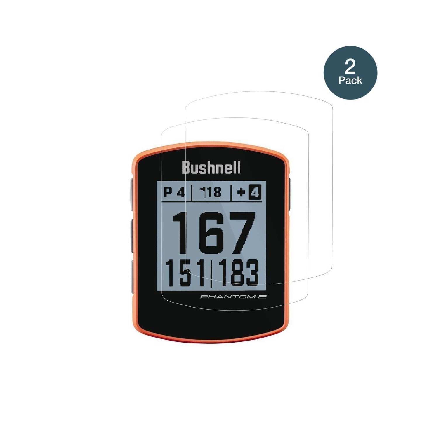 2x 9H Schutzfolie für Bushnell Phantom 2 Panzerfol (2)