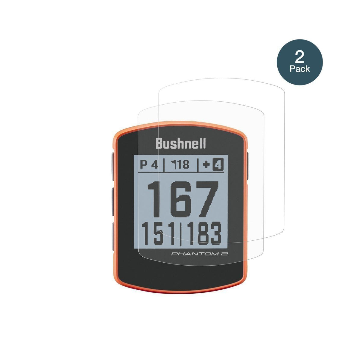 2x 9H Schutzfolie matt für Bushnell Phantom 2 Panz (2)