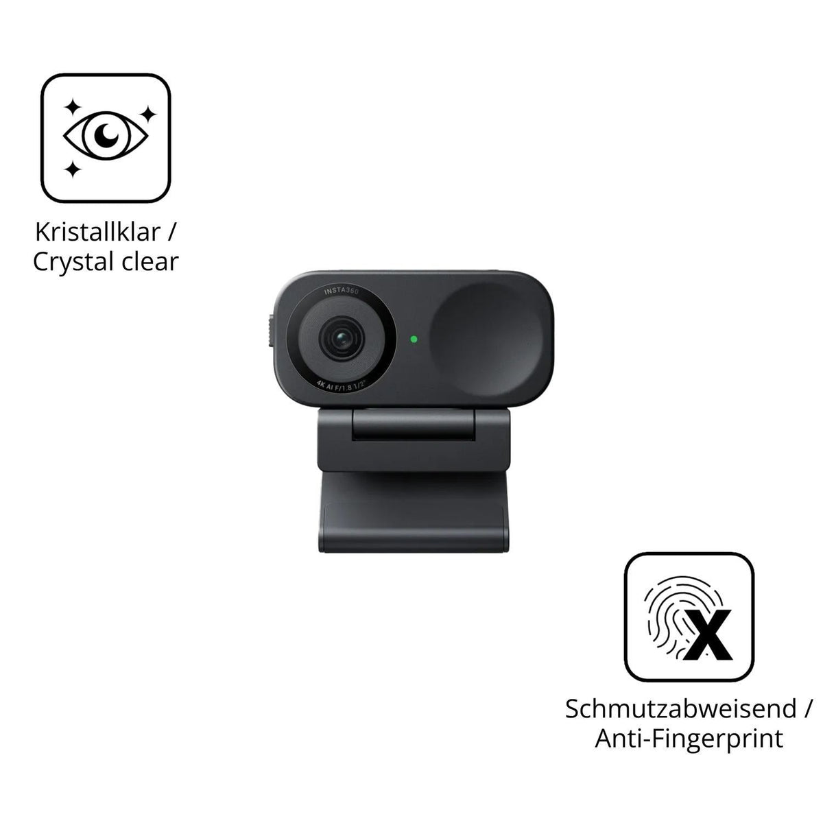 2x 9H Schutzfolie für Insta360 Link 2C Panzerfolie (5)