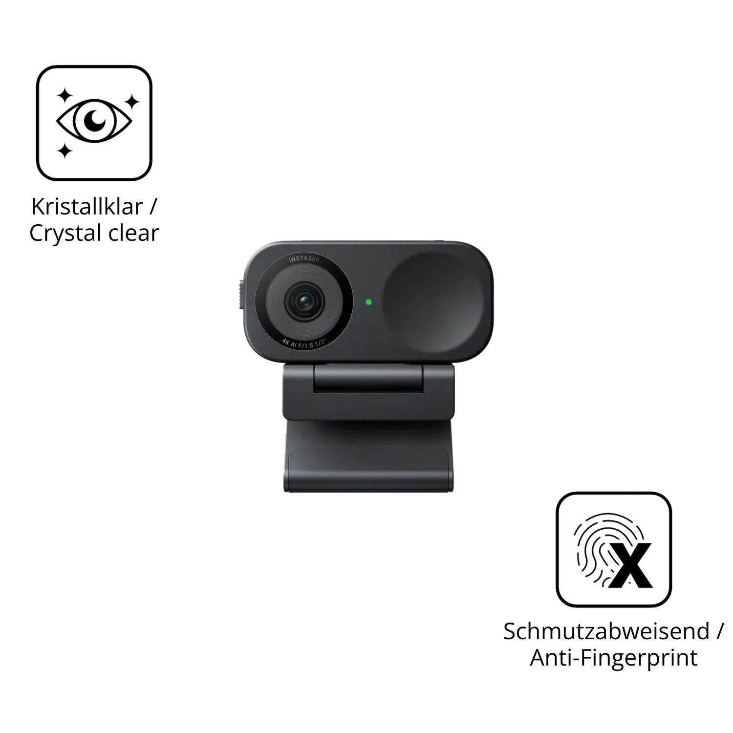 2x 9H Schutzfolie für Insta360 Link 2C Panzerfolie (5)