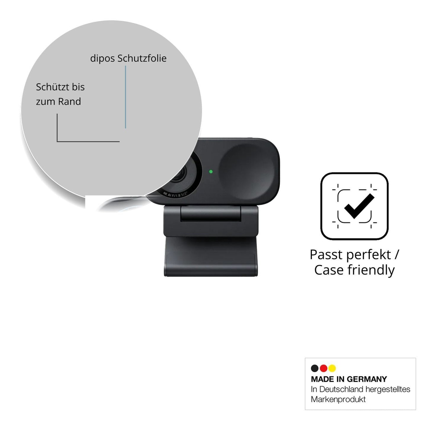 2x 9H Schutzfolie für Insta360 Link 2C Panzerfolie (6)