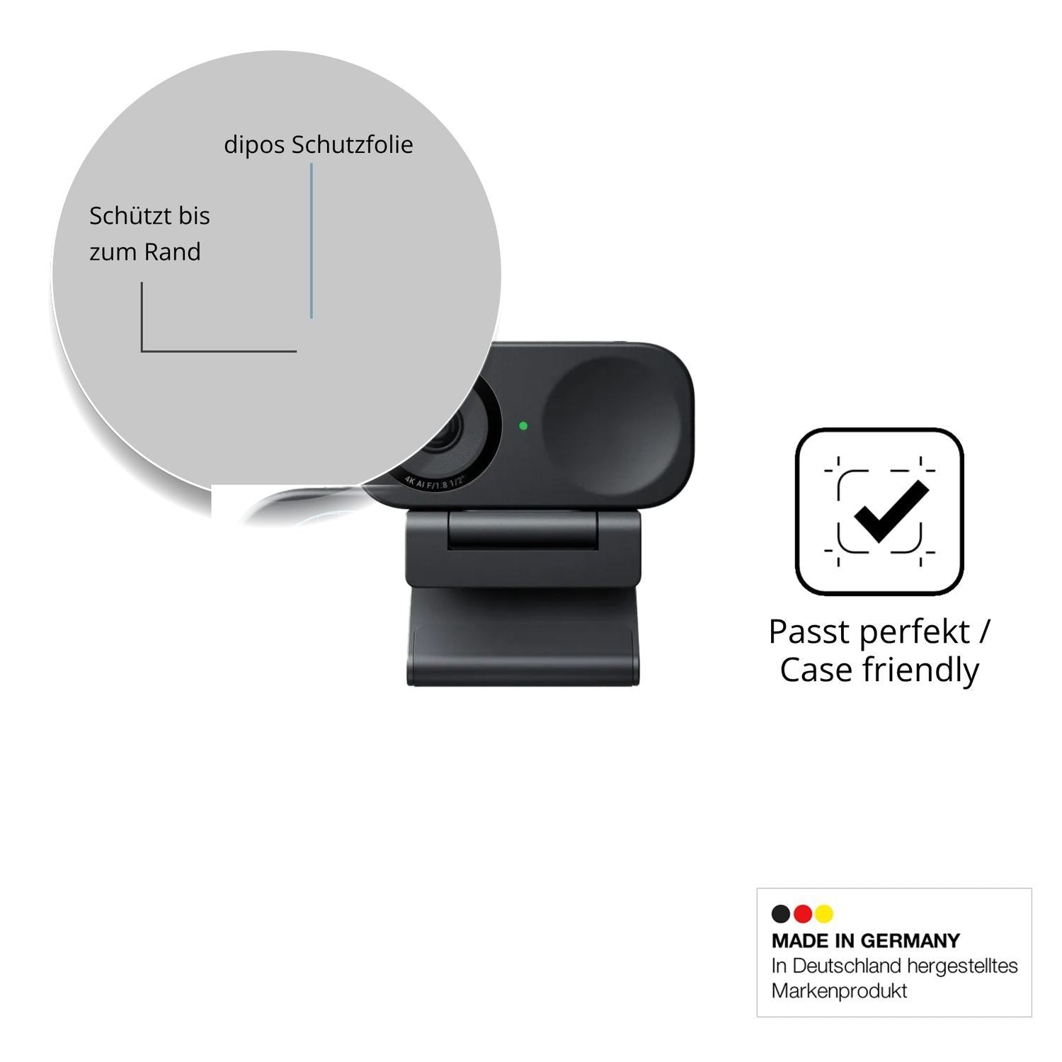 2x 9H Schutzfolie für Insta360 Link 2C Panzerfolie (6)