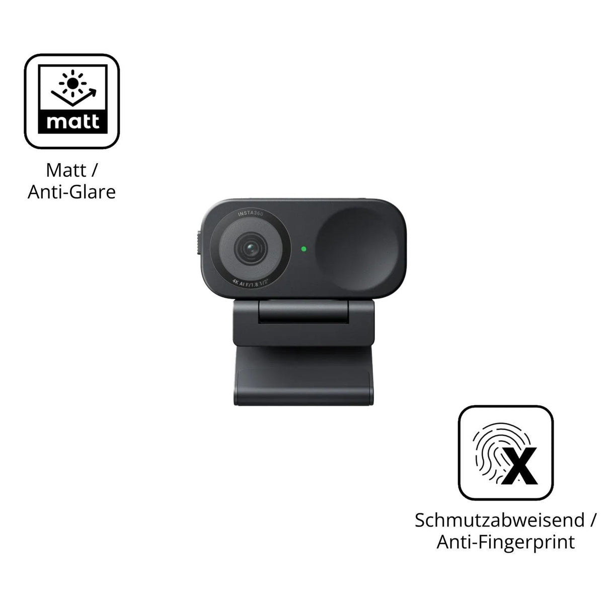 2x 9H Schutzfolie matt für Insta360 Link 2C Panzer (5)