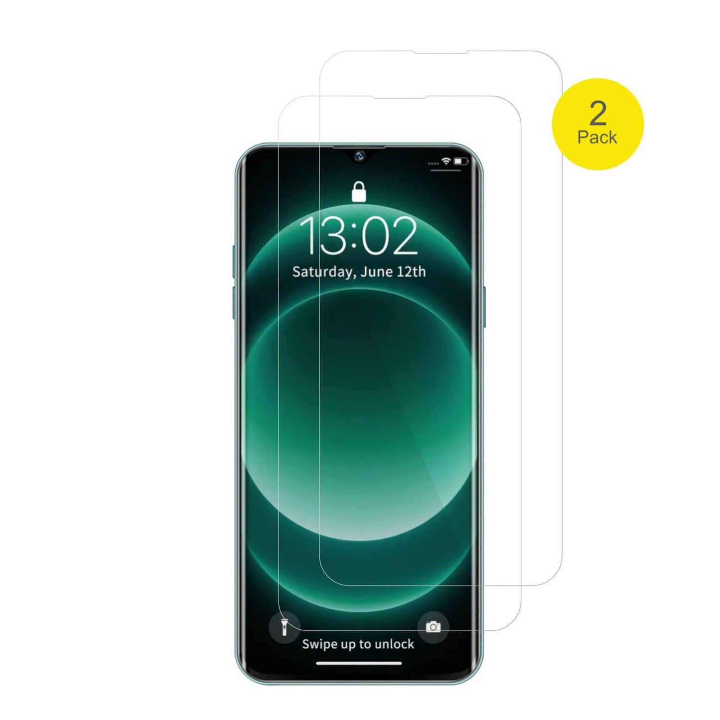 2x 3D Full Cover Schutzfolie für GFive Note 25 Ult (2)