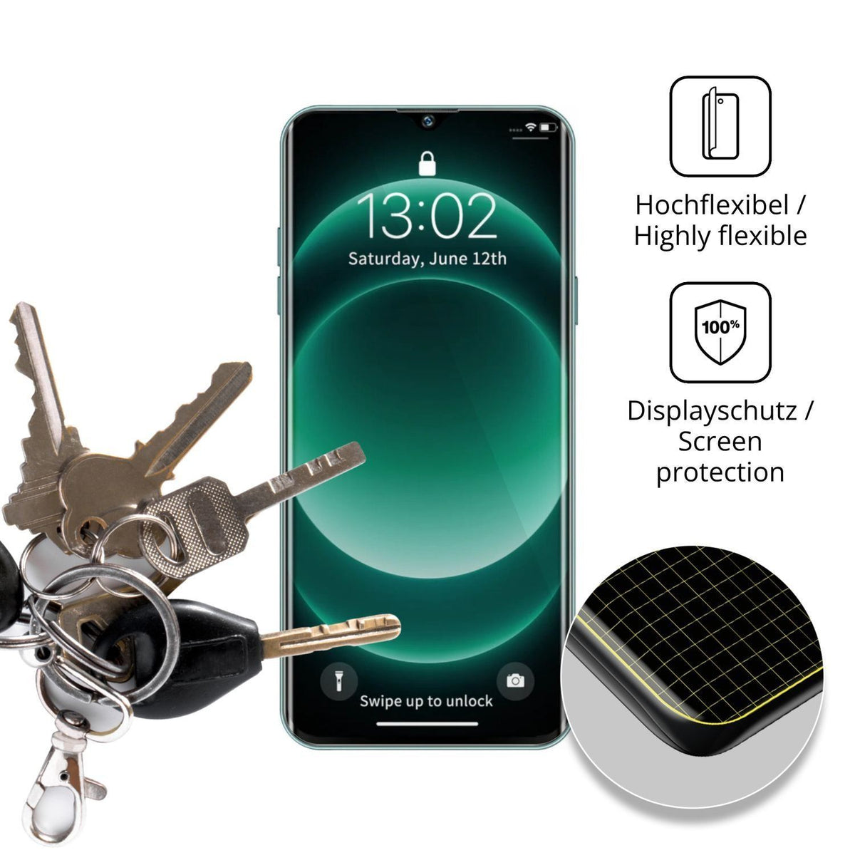 2x 3D Full Cover Schutzfolie für GFive Note 25 Ult (3)