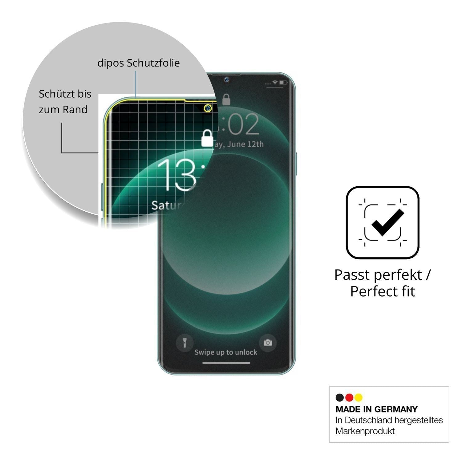 Full Cover Privacy Blickschutzfolie für GFive Note (4)