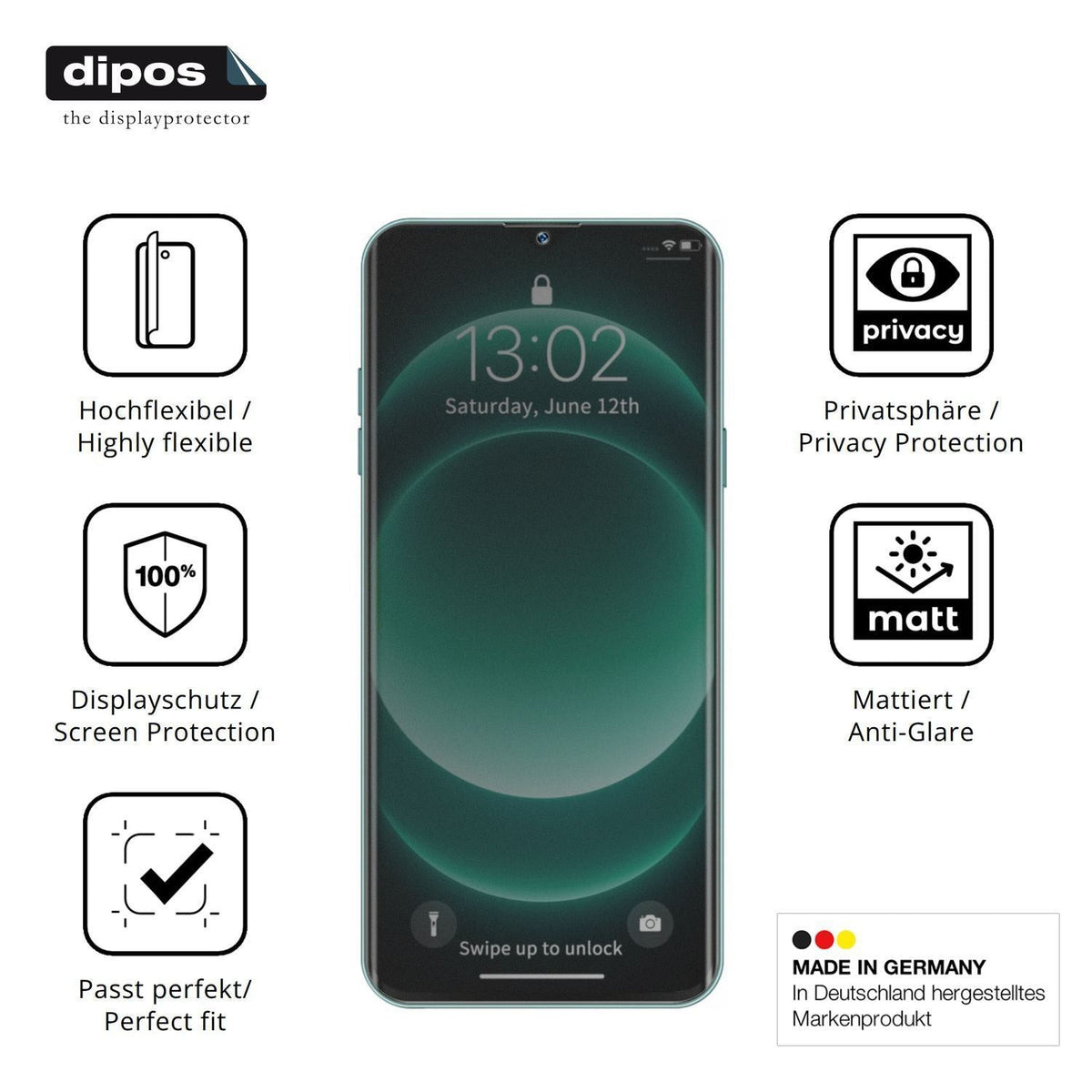 Full Cover Privacy Blickschutzfolie für GFive Note (5)
