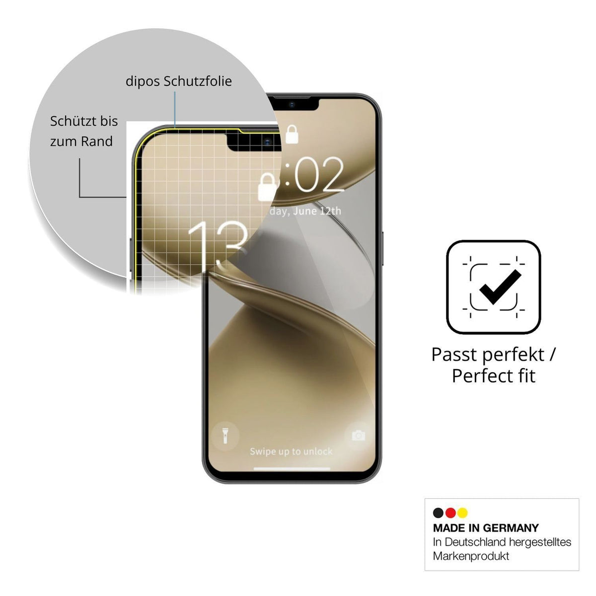 2x 3D Full Cover Schutzfolie für GFive Note 25 (6)