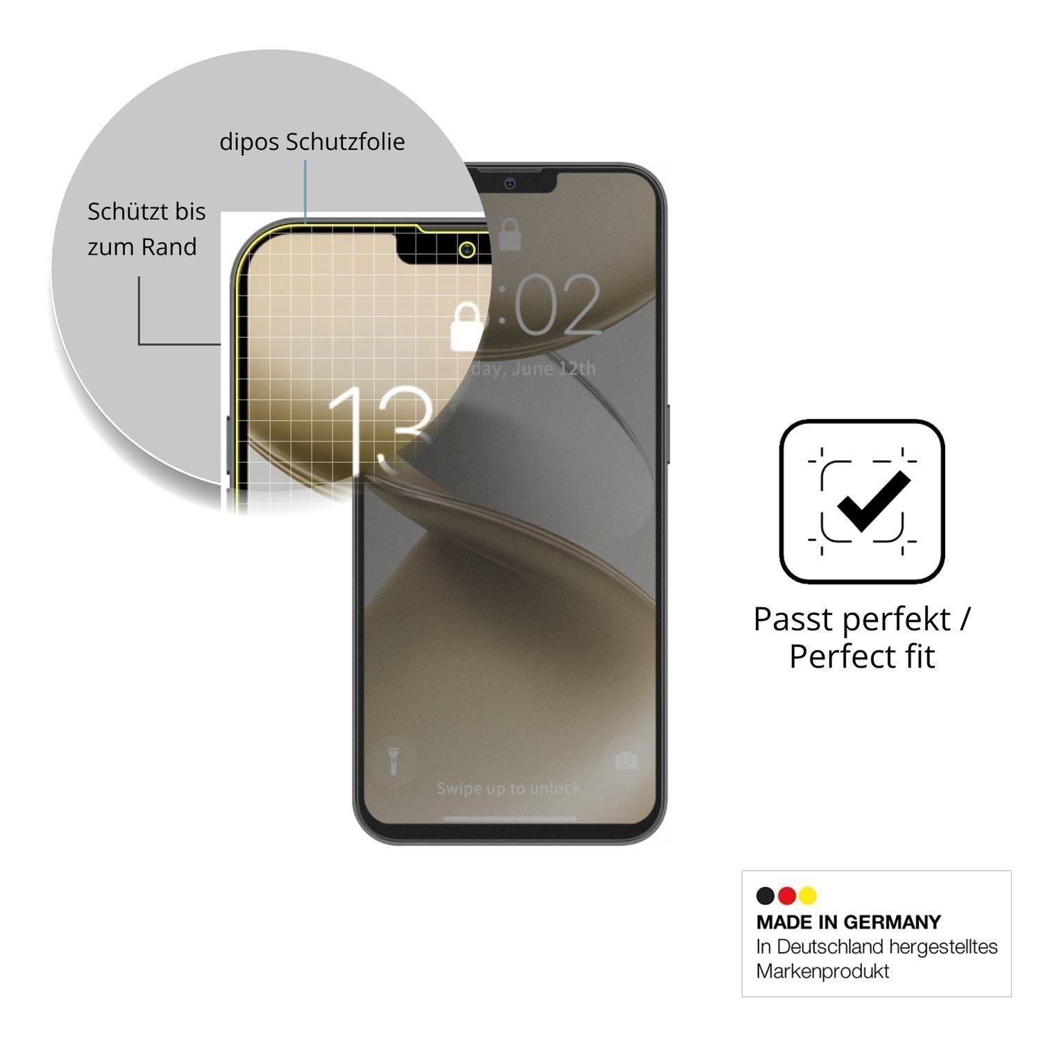 Full Cover Privacy Blickschutzfolie für GFive Note (4)