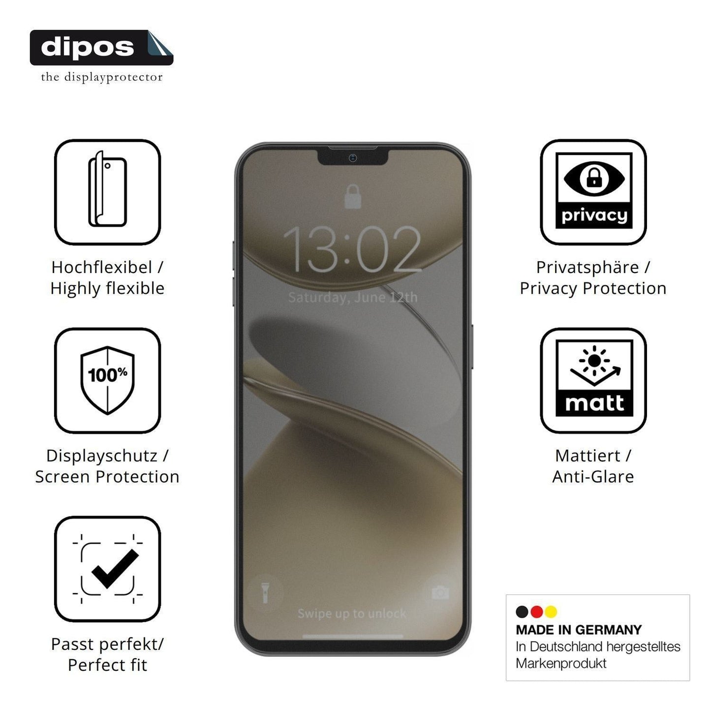 Full Cover Privacy Blickschutzfolie für GFive Note (5)