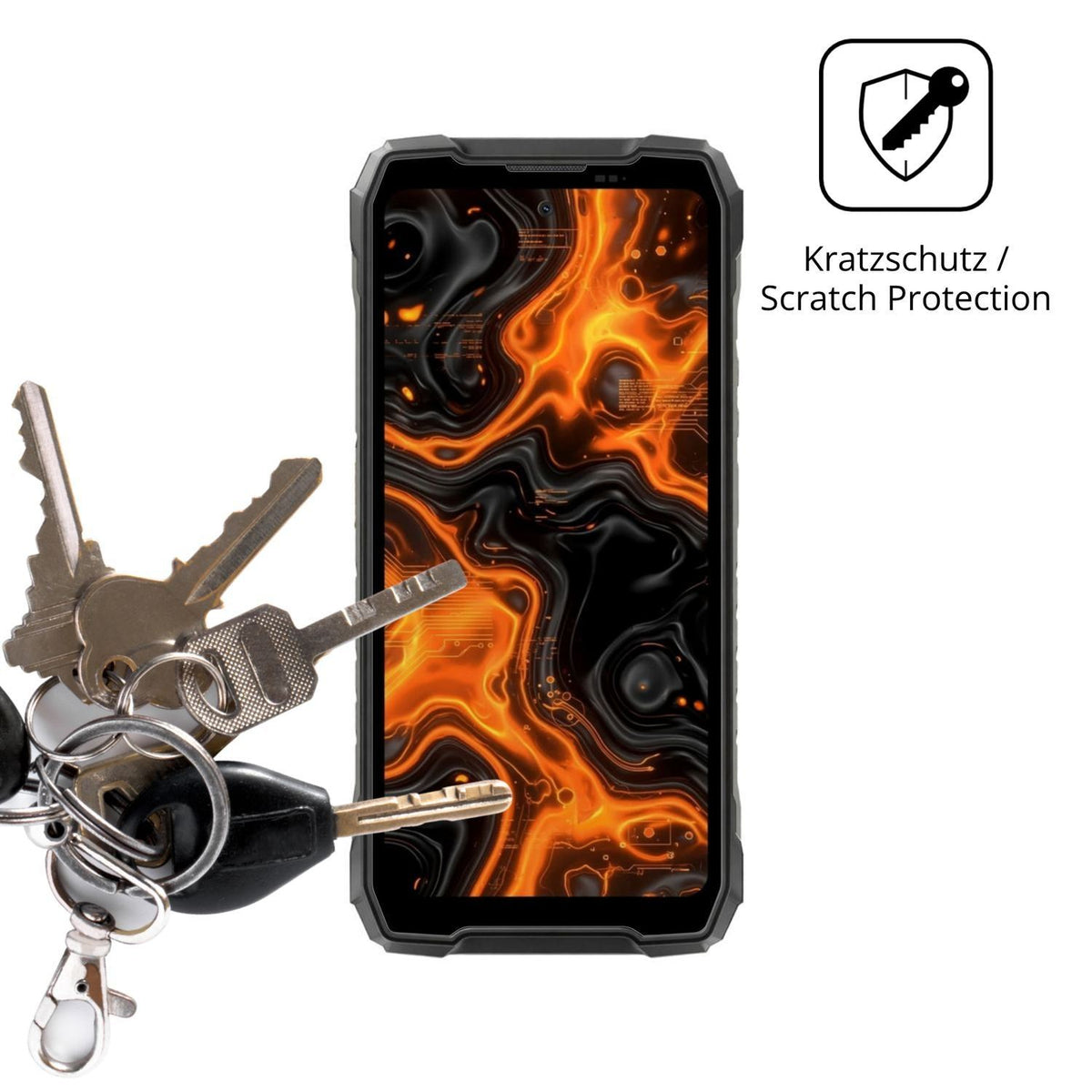 4x Schutzfolie klar für Blackview Rock 5 Display-S (4)