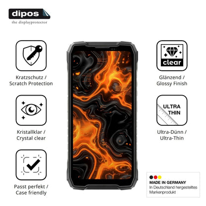 4x Schutzfolie klar für Blackview Rock 5 Display-S (7)