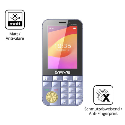 4x Schutzfolie matt für GFive 4G Promax Display-Sc (5)