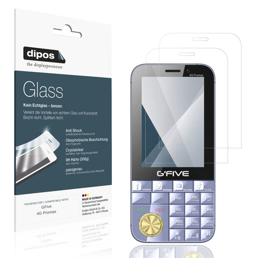 2x 9H Schutzfolie für GFive 4G Promax Panzerfolie (1)