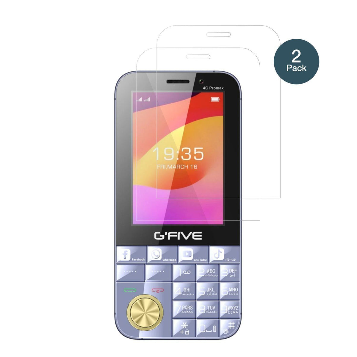 2x 9H Schutzfolie für GFive 4G Promax Panzerfolie (2)