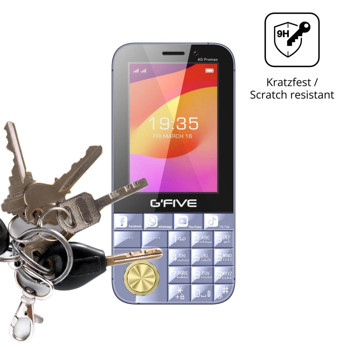 2x 9H Schutzfolie für GFive 4G Promax Panzerfolie (3)