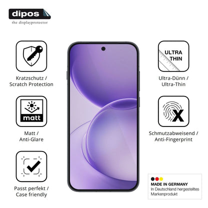4x Schutzfolie matt für Oppo Reno16 Display-Schutz (7)