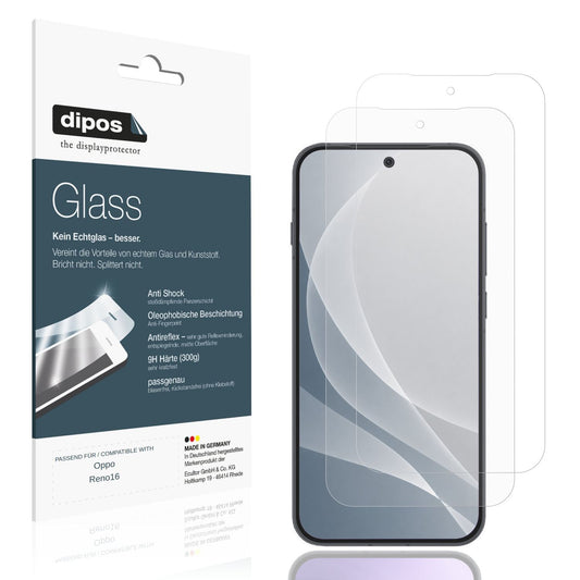 2x 9H Schutzfolie matt für Oppo Reno16 Panzerfolie (1)