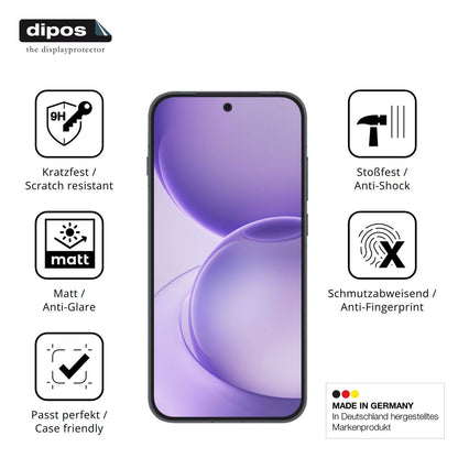 2x 9H Schutzfolie matt für Oppo Reno16 Panzerfolie (7)