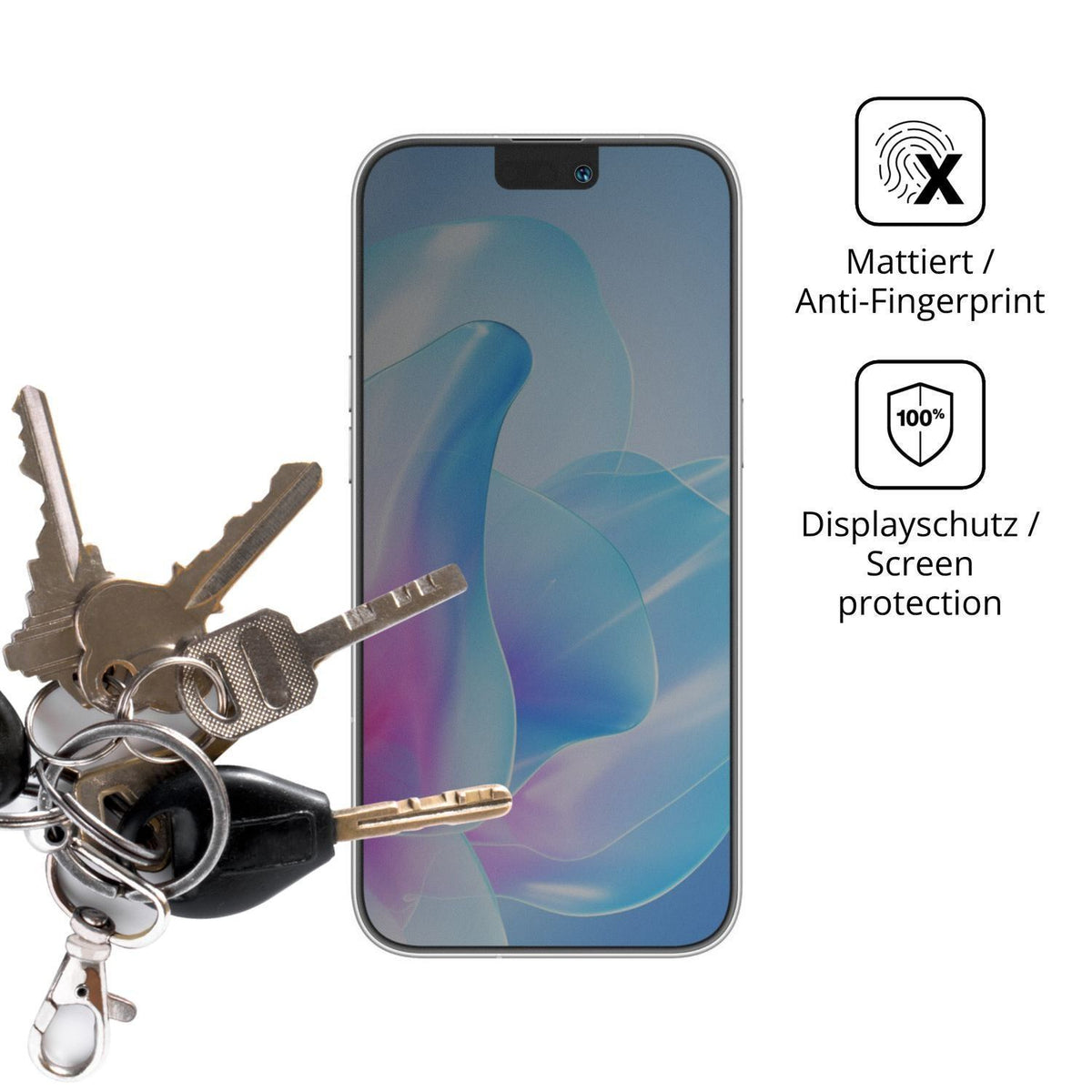 Blickschutzfolie für Hisense Enigma SE matt Schutz (3)